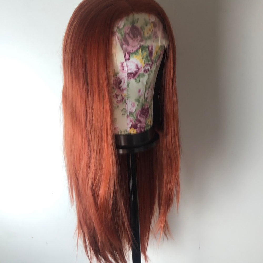 💕22” COPPER RED BODY WAVE LACE-FRONT WIG *…NEW - Picture 9 of 11
